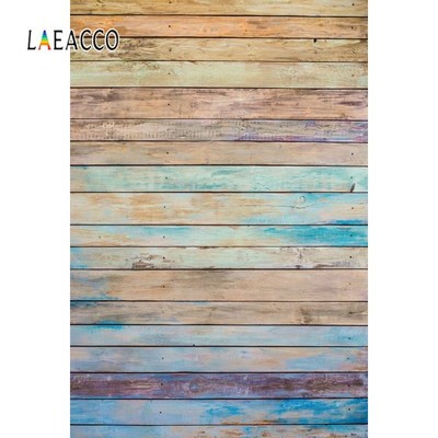 Photography Backdrops Gradient Color Fade Wooden Board Cowb