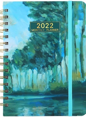 Monthly Planner- A5 Weekly & Monthly Planner Notebook wi