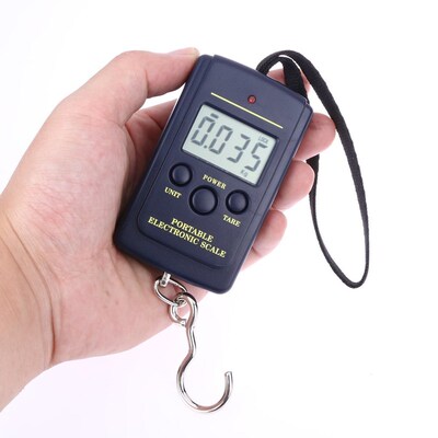 40kg x 10g Scale for Fishing Luggage Travel Weighting Pocket
