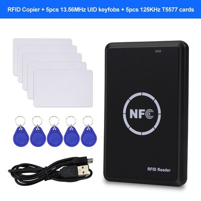RFID Duplicator Copier 125KHz 13.56MHz NFC Smart Card Reader