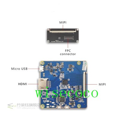 2560*1440 5.5 inch 2K LCD display LS055R1SX04 MIPI to HDMI b