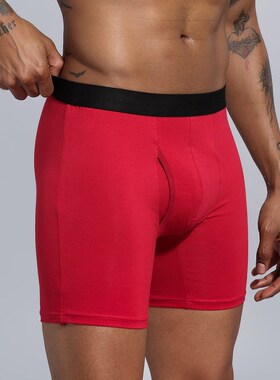 Underwear Men Boxers Long Men's Clothing Men Shorts Cott