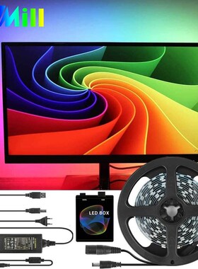 AMill 5V WS2812B SB LED Strip Light 5050 RGB Ambilight Kit f