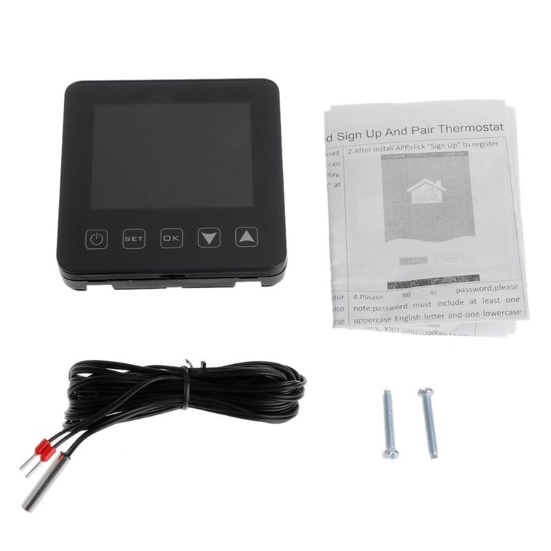 WiFi Programmable Thermostat Echo Alexa Voice Control Electr