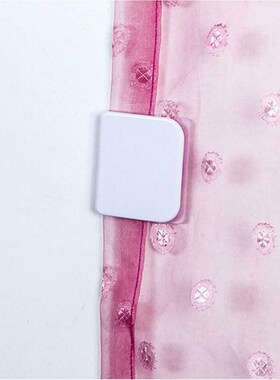 2pcs 5.0*4.5cm Adhesive Shower Curtain Clips Anti Splash Spi
