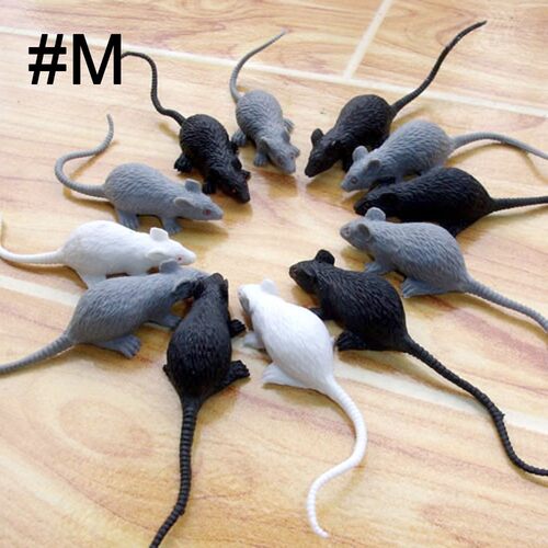 1 Piece Mouse Plastic Rats 22x4.2cm Simulation Rodents Anim