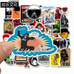 50 Pcs Classic Movie stickers For Luggage Laptop Art Painti