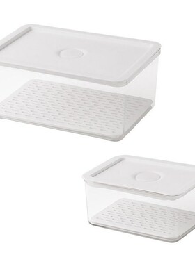 Refrigerator Food Storage Box With Lid Durable Refrig