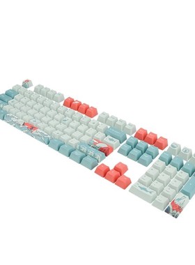 5 Sides Dye Sublimation 108 Ukiyo e Sea Waves Keycap Mechan