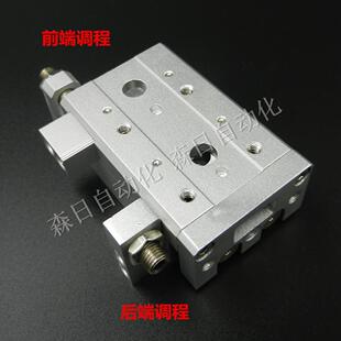 亚德客型HLS精密导轨滑台气缸HLS6/8/12/16/20/X10X30X40X50X75SA
