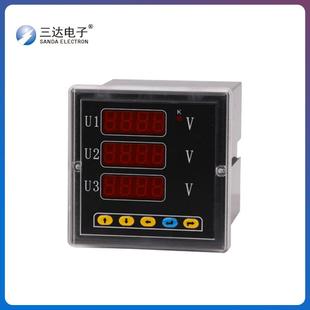 面板式 三达电子SD994AI 智能数显表 数显电力仪表 9K4三相电流表