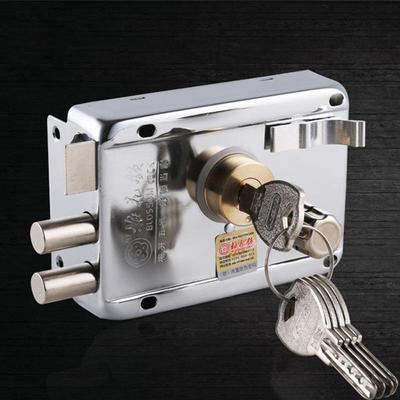 梅花锁优质防盗门锁户外大门锁铜锁芯外装门锁厂家直销9698