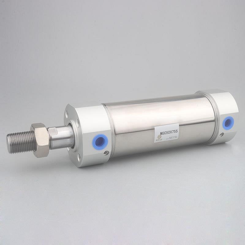 亚德客型不锈钢迷你气缸MGC63X10X100X200X300X400X600X700X800S
