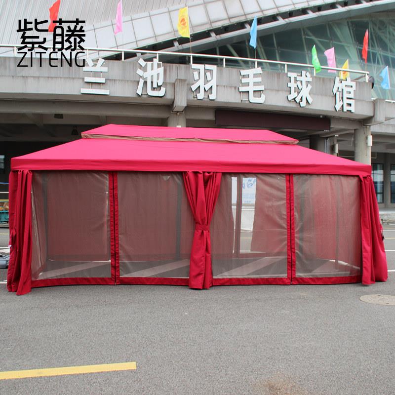 户外罗马蓬庭院露天天台大型帐篷农家乐餐饮广告活动停车遮阳棚