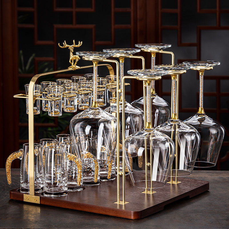 奢华红酒杯套装家用聚餐白酒杯分酒壶醒酒器高级感一套倒节日礼品