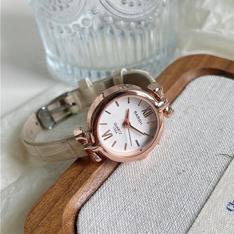 ins风森系山茶花手表女款初高中学生2026新款高颜值精致节日礼品