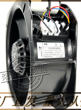 JASONFAN散热风扇FJ22082MAB 3MAB轴流风机笼形电机排气220V 380V