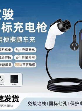 宝骏悦也PLUS 原厂7KW充电枪新能源电动汽车快充220V原车充电桩
