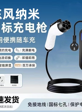 东风纳米01 原厂7KW充电枪新能源电动汽车快充220V国标原车充电桩
