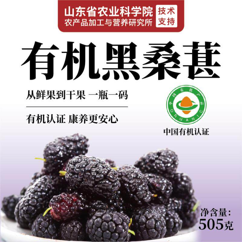 有机桑葚干505g 四川攀枝花有机产品有机黄芪红枣茯苓桑葚枸杞