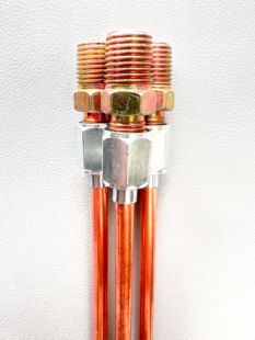 津上斯大走心机机床内部高压喷油铜管喷油管