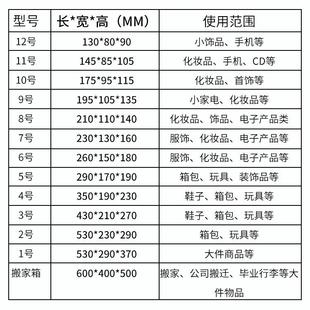 盒纸箱子 整袋更优惠 现货1 12号邮政快递打包纸箱纸盒包装