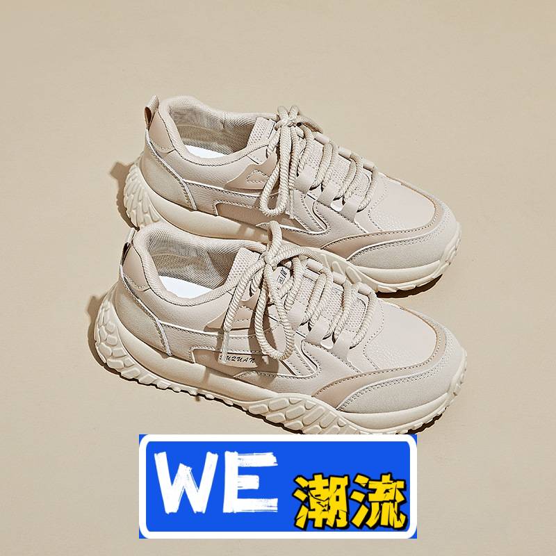 晋江合成鞋业男鞋韩版新款老爹鞋女春季学生运动跑步休闲街拍厚底