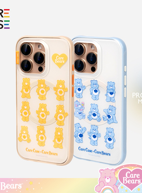 CARECASE x Care Bears联名手机壳 满版印花小熊磁吸手机壳 适用于苹果iPhone17 16 15 14 ProMax 可爱童趣