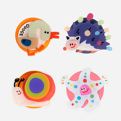 CARECASE 可爱小动物手机保护壳磁吸支架 可旋转支撑便捷原创设计