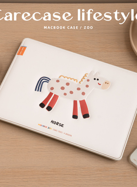CARECASE｜动物园羽绒服 电脑保护壳 适用于 苹果电脑 2020/2022air13 2023air15 2020pro13 pro14 卡通 可爱