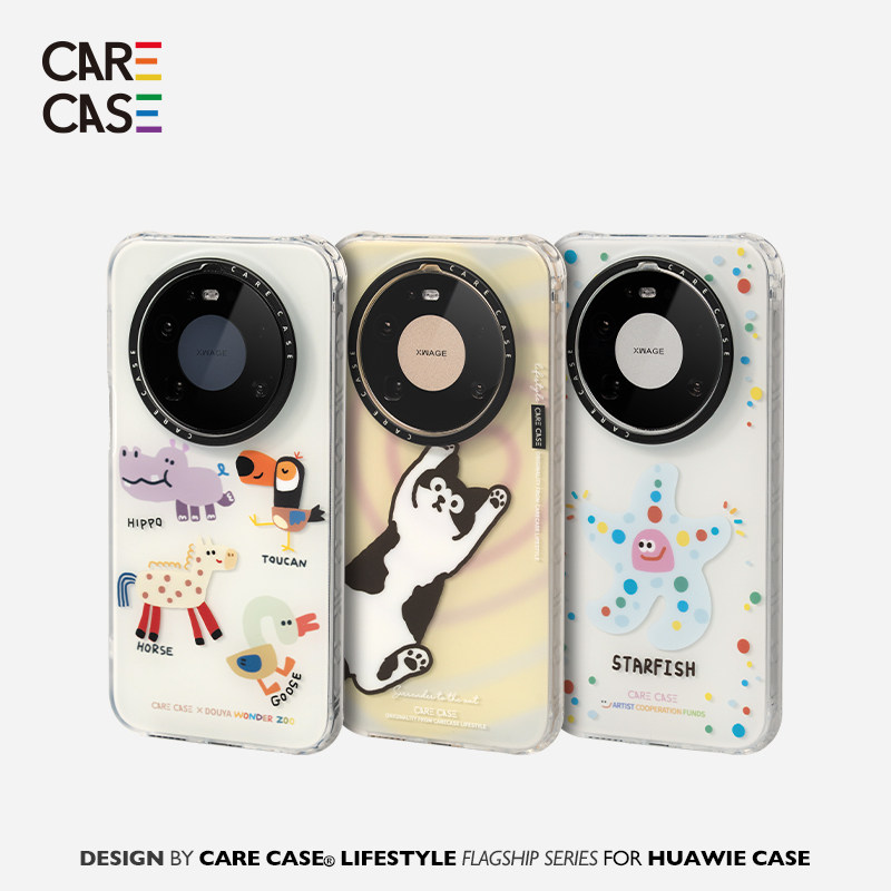 CARECASE动物印花华为手机壳图片