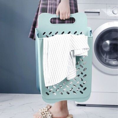 Silicone Laundry Basket Extensible Clothing Storage Boxes