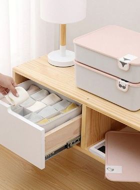 Underwear Storage Boxes With Marker Clapboard Socks Panties