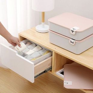 Underwear Storage Boxes With Marker Clapboard Socks Panties