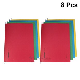 8Pcs Portable Suspension File Folder Hanging File Holder Pap