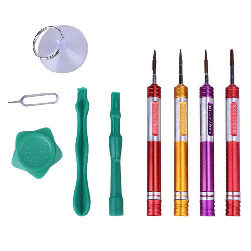 8 in 1 Repairing Tool Kit Spudger Pry Tool LCD with screwdri
