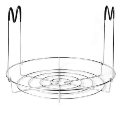 Steamer Rack with Heat Resistant Handles Stainless Steel