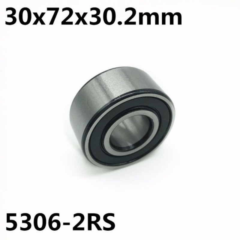 5306-2RS 30x72x30.2 mm 1Pcs Double row angular contact beari