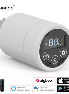 Aubess ZigBee Thermostat Tuya Radiator Actuator Valve Smart