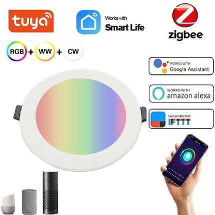 Zigbee 3.0 Tuya LED Downlight Dimming Spot Spot Lighting