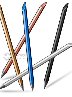 Inkless Beta Pens Metal Golden fountain Pen no Ink iron pen