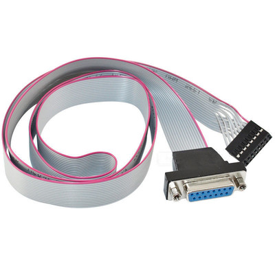 1.5m  Game port DB 15pin female panel mount to 16Pin header