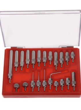 22Pcs Steel Dial Indicator Point Set 4-48 Thread Tip For Dia