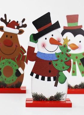 New Christmas Decorations Wooden Craftwork Decoration