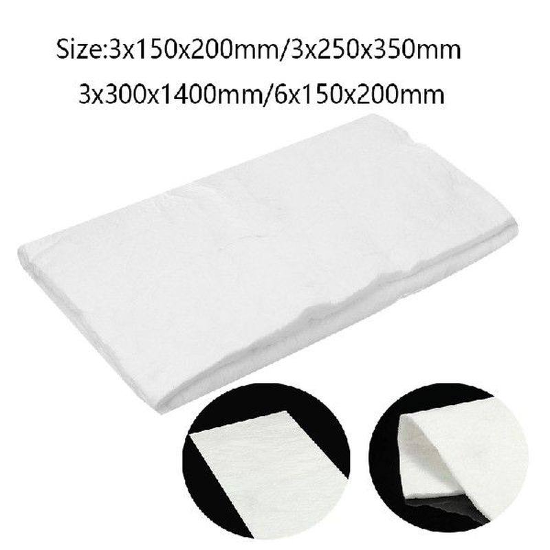 fireproof cotton blanket high temperature insulation white