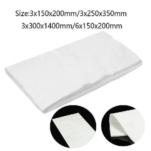Fireproof Cotton Blanket High Temperature Insulation White