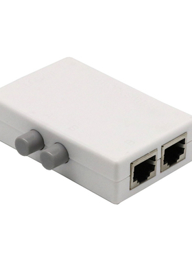 2 Port AB Manual Network Sharing Switch Box 2In1/1In2 RJ45 N