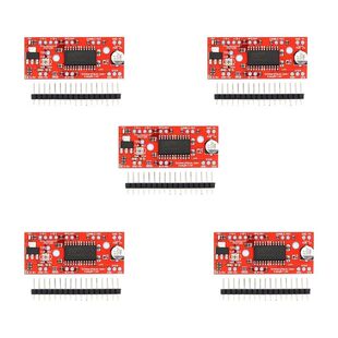 5Pcs A3967 Easy Driver Motor Driver V4.4+Pin Header For