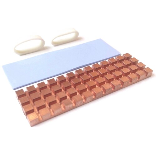 M.2 Heatsink Kit, Cooler Heat Sink + Thermal Pad for Cooling