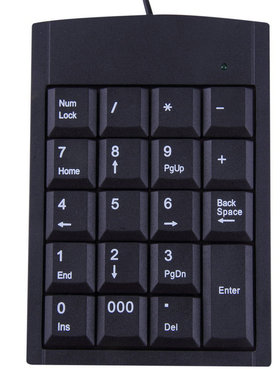 Mini USB Keyboard USB Numeric Keyboard Keypad Adapter 19 Key
